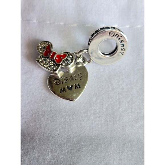 Genuine PANDORA Disney Minnie Mom Double-Dangle - Picture 1 of 3